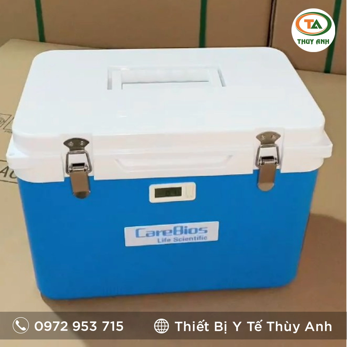 Thùng đựng vắc-xin KPR-28 Carebios (28 lít, di động)