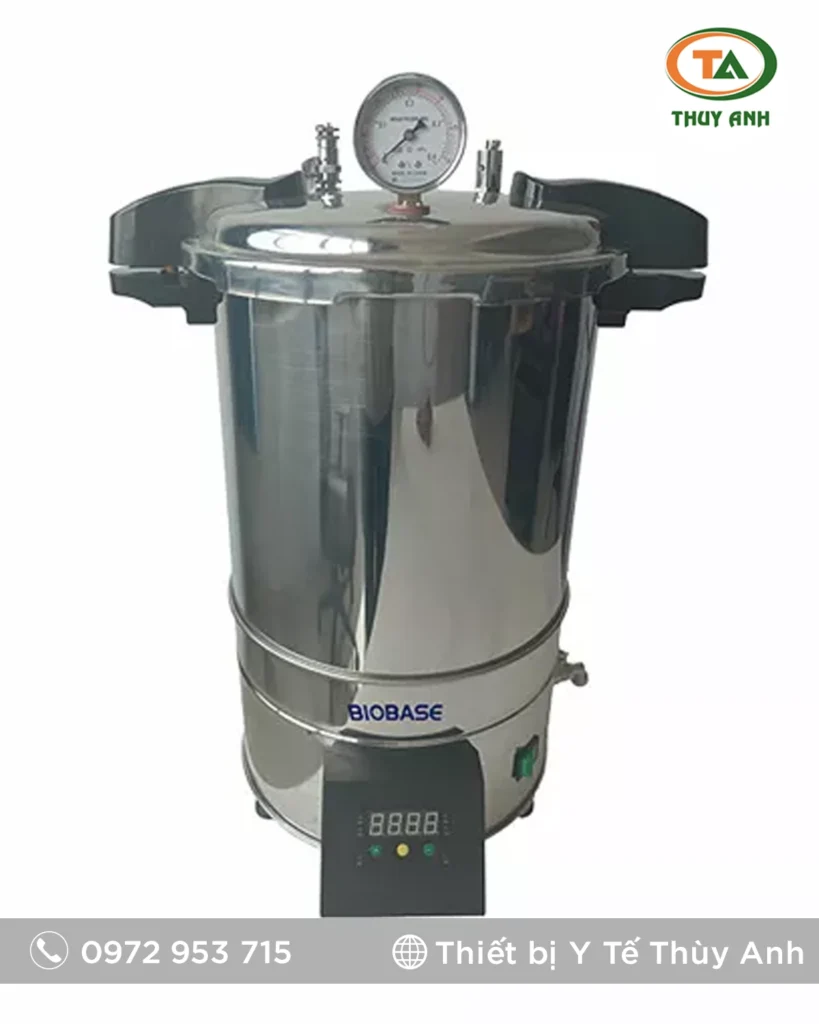 Nồi hấp tiệt trùng di động BKM-P18III BIOBASE (18lít, Dạng cài đặt hẹn giờ)