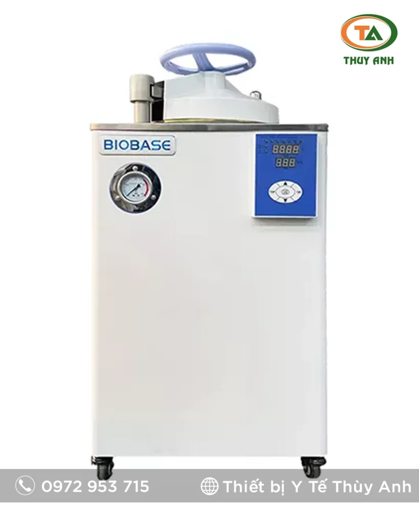 Nồi hấp tiệt trùng đứng BKQ-B50E BIOBASE (50Lít)