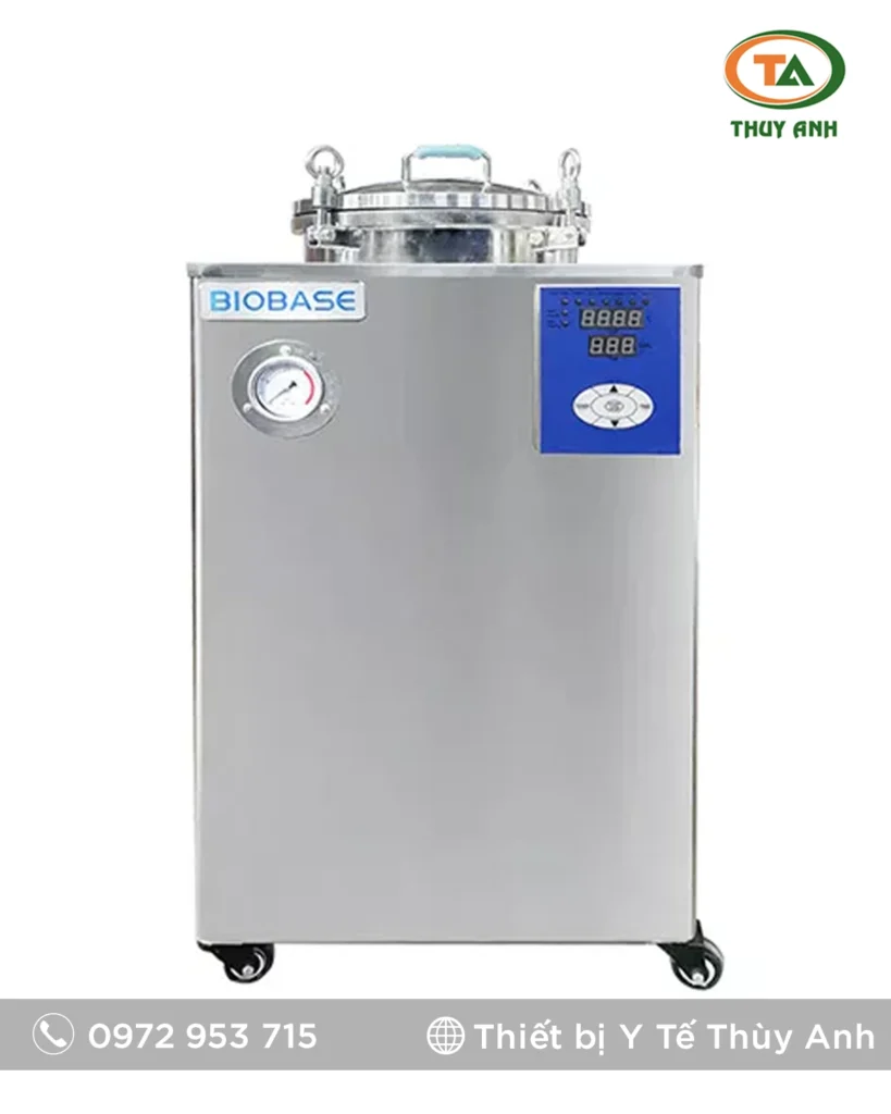 Nồi hấp tiệt trùng đứng BKQ-Z50E BIOBASE (50Lít)