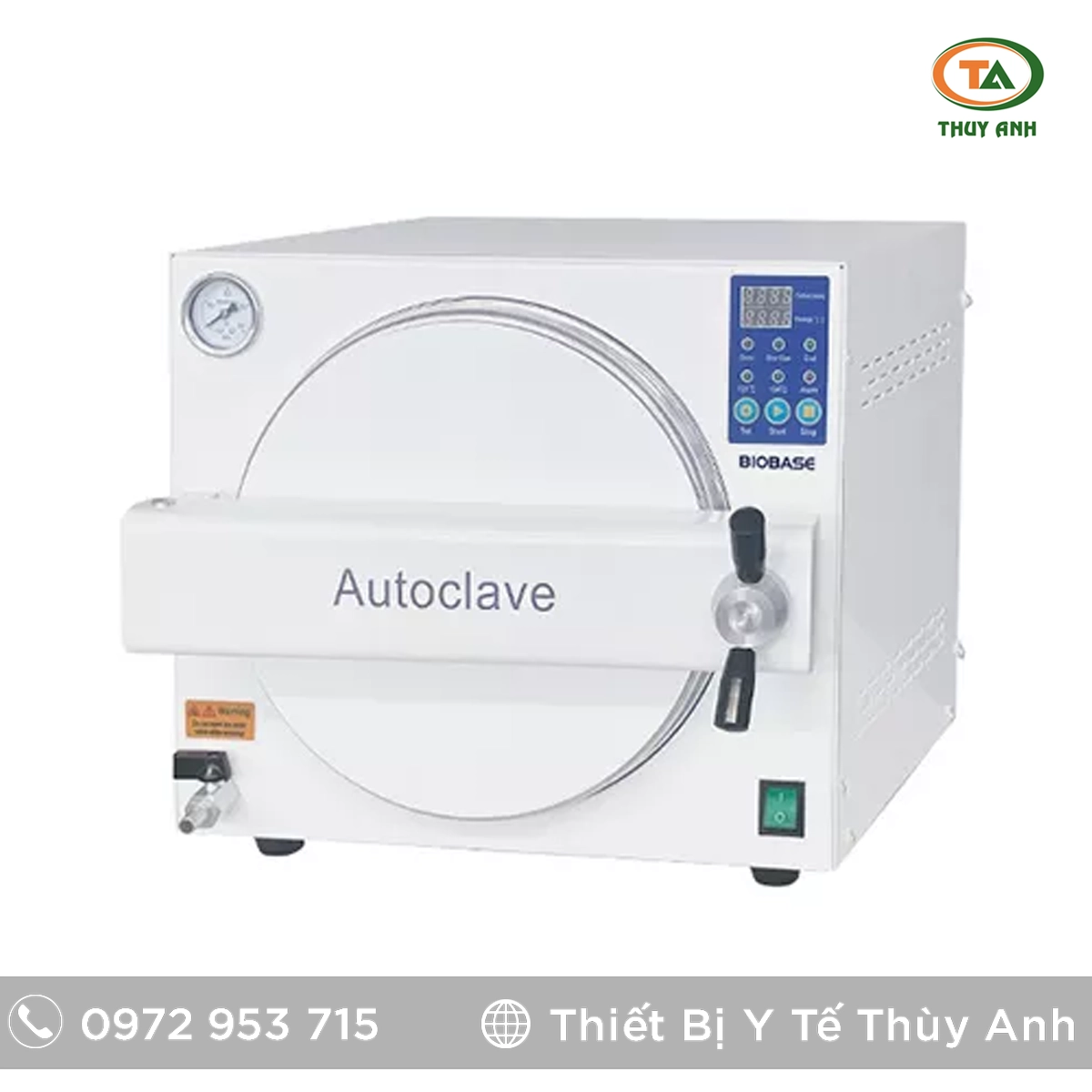 Nồi hấp tiệt trùng BKX-T23E BIOBASE (23lít, để bàn, Class N)