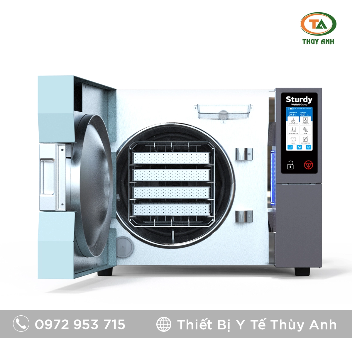 Nồi hấp tiệt trùng Prime 30B STURDY (30 Lít)