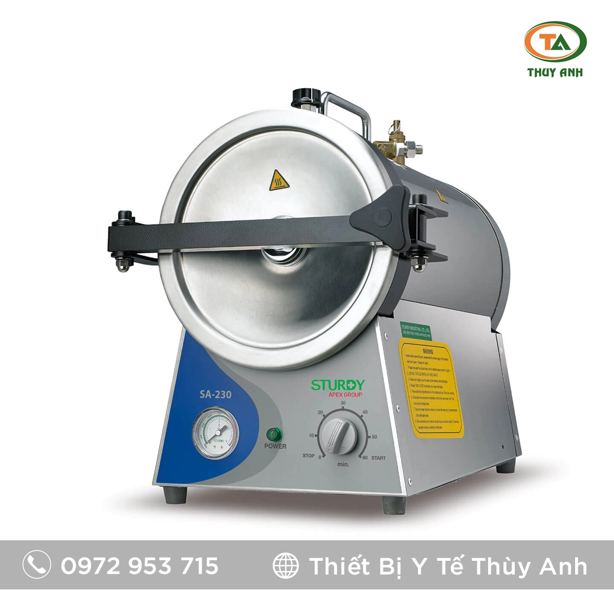 Nồi hấp tiệt trùng SA-230 STURDY (16 Lít)