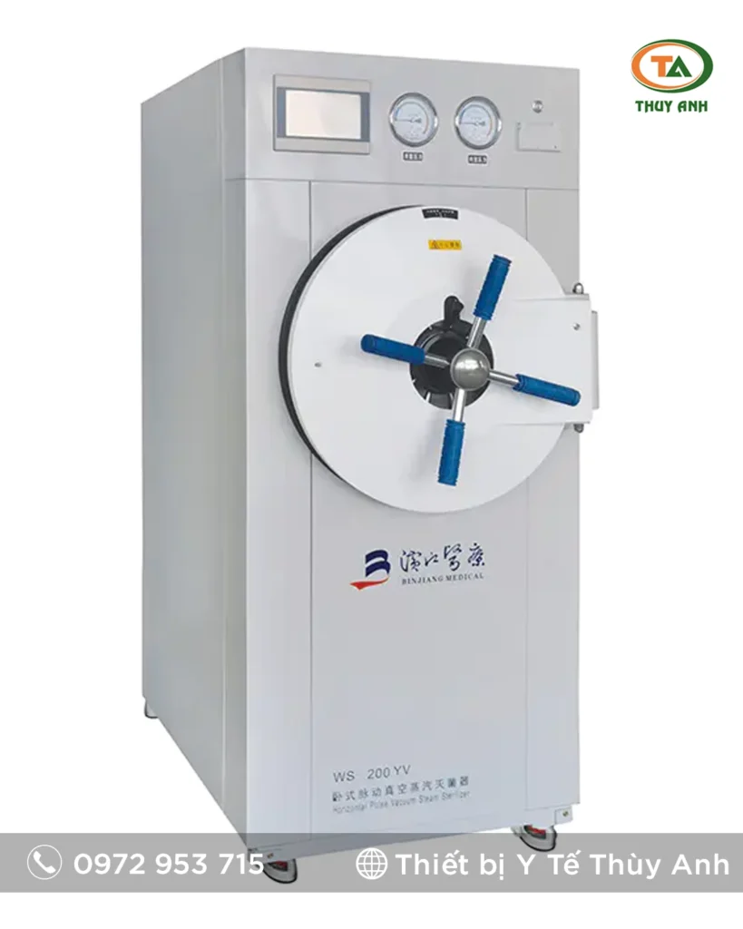 Nồi hấp tiệt trùng hơi nước hút chân không LS-150YV – Dung tích lớn, chuẩn y tế cao cấp