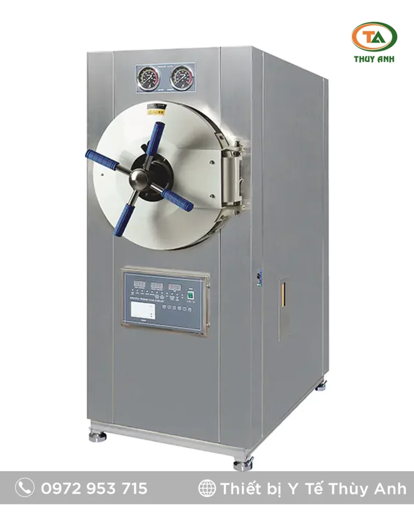 Nồi hấp tiệt trùng hơi nước áp suất WS-150YDD – Thiết kế ngang, tích hợp máy in, vỏ thép không gỉ