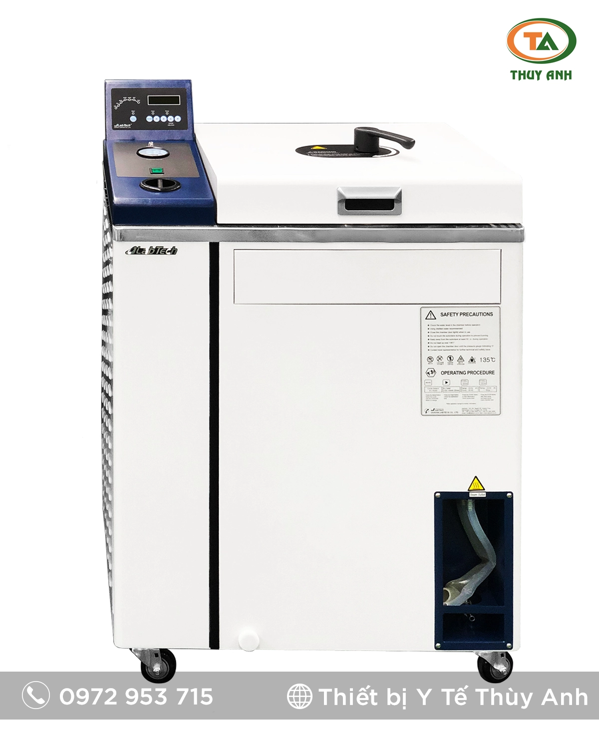 LABTECH LAC-5045SP, LAC-5065SP Nồi hấp tiệt trùng LAC-5045SP – Giải pháp tiệt trùng Class S hiện đại cho phòng lab