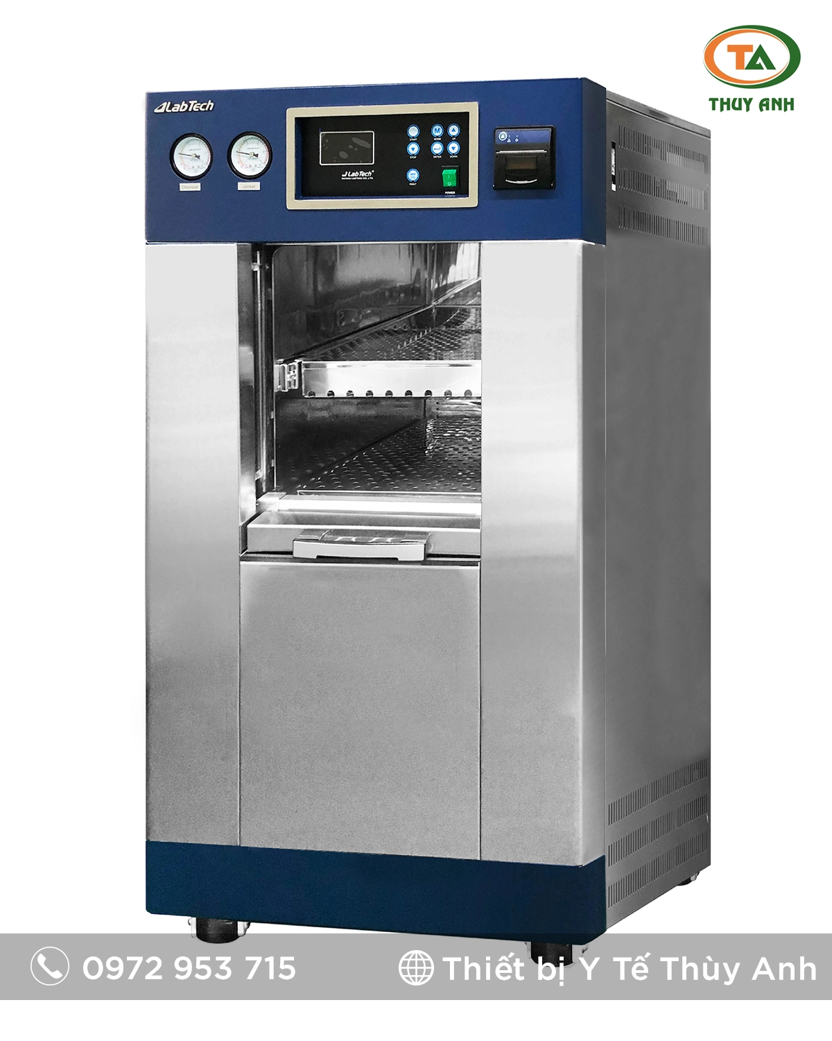 LABTECH LAC-6065SP, LAC-6105SP Nồi hấp tiệt trùng LAC-6065SP – Labtech | Hiệu suất cao, thiết kế an toàn, tiết kiệm nước