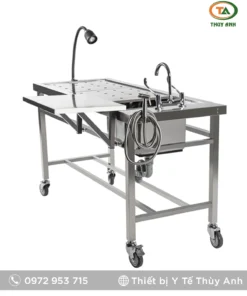 Bàn giải phẫu RD-1009 Roundfin – Bàn mổ tử thi chuyên dụng bằng inox 304 cao cấp