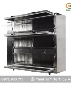 Tủ bảo quản tử thi 3 buồng mở bên – ROUNDFIN RD-3S