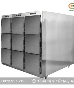 Tủ bảo quản tử thi RD-9 ROUNDFIN – Tủ lạnh bảo quản tử thi 9 tầng cao cấp
