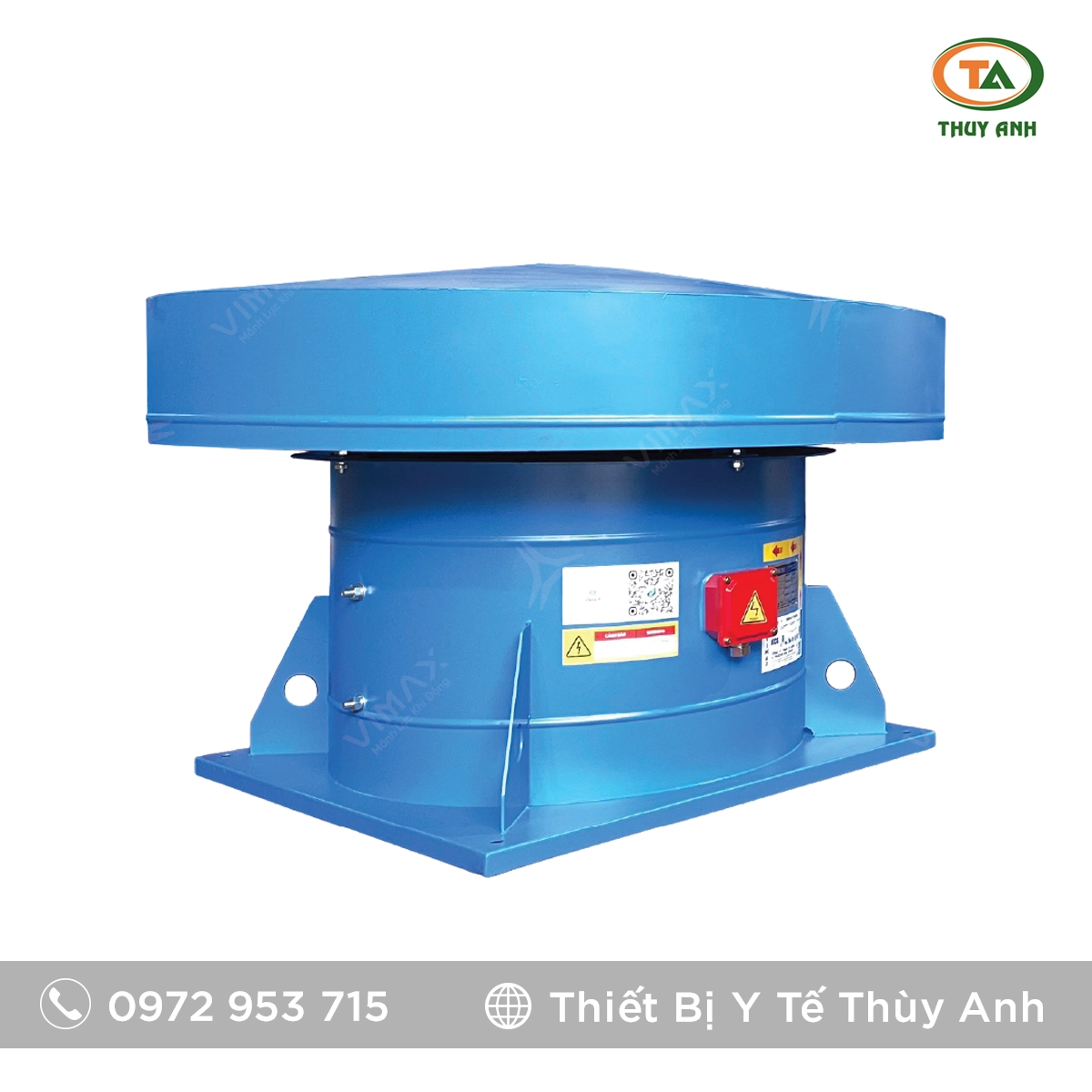 VMA-RF-No 🌀 Quạt gắn mái hút khói PCCC VIMAX – Model VMA-RF-9